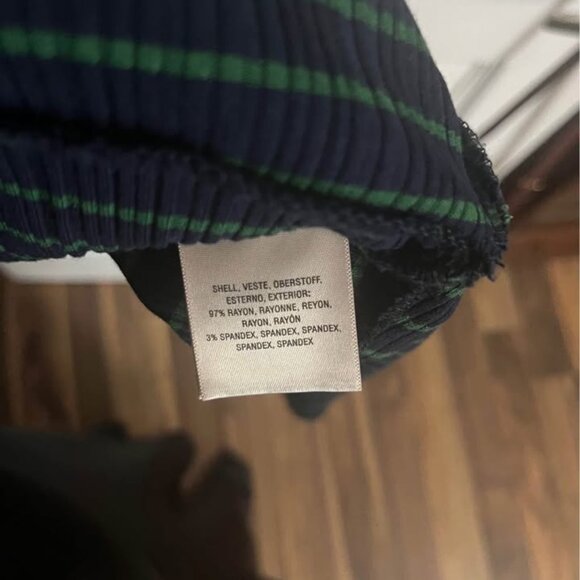 Anthropologie Maeve striped navy dress - Picture 2 of 5